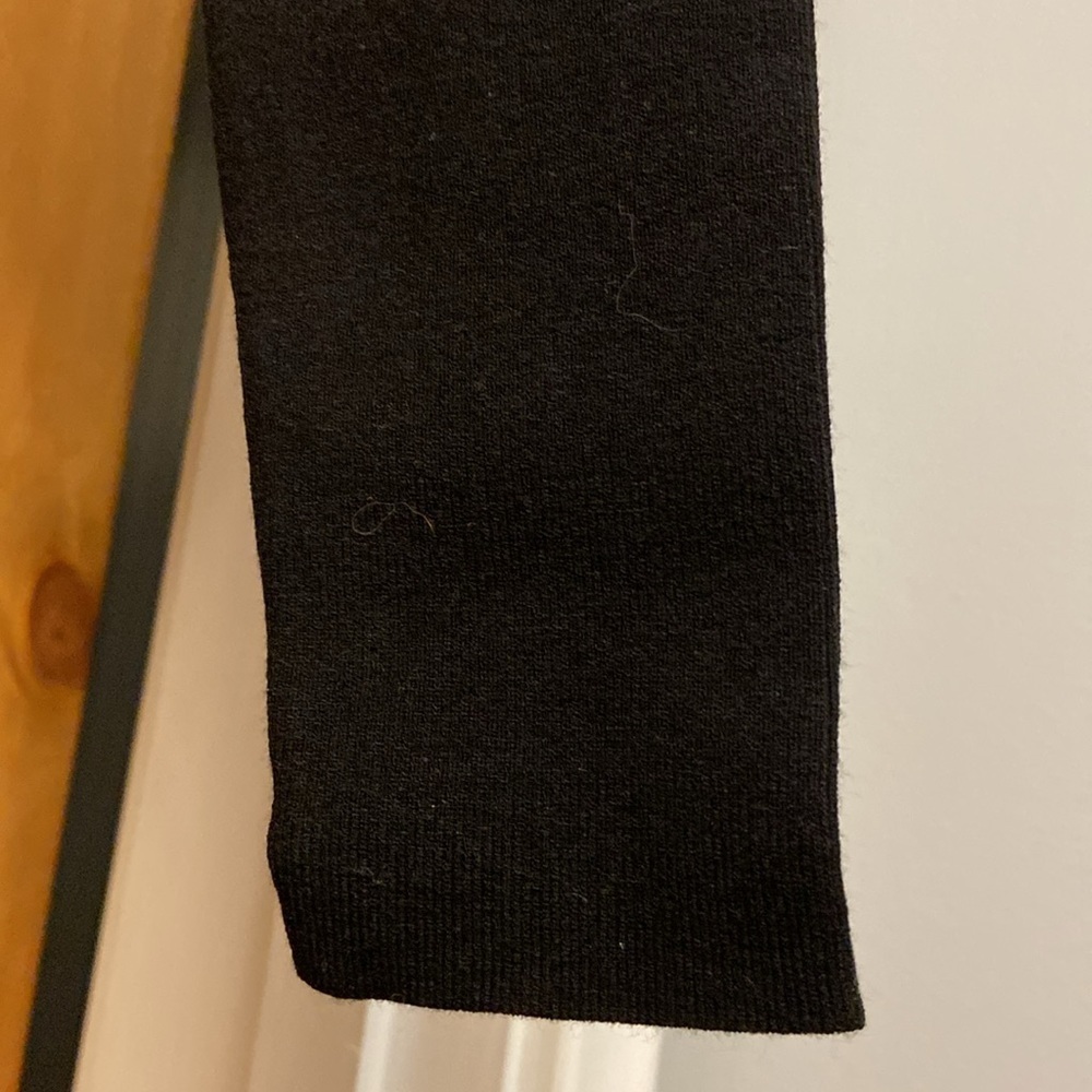Milly Minis Zig Zag Cardigan In Black Girls Size 12 NWT - Picture 3 of 9